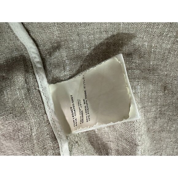 Our Legacy Linen blend full Zip jacket Size 50 color coated grey made in Italy - Picture 4 of 7